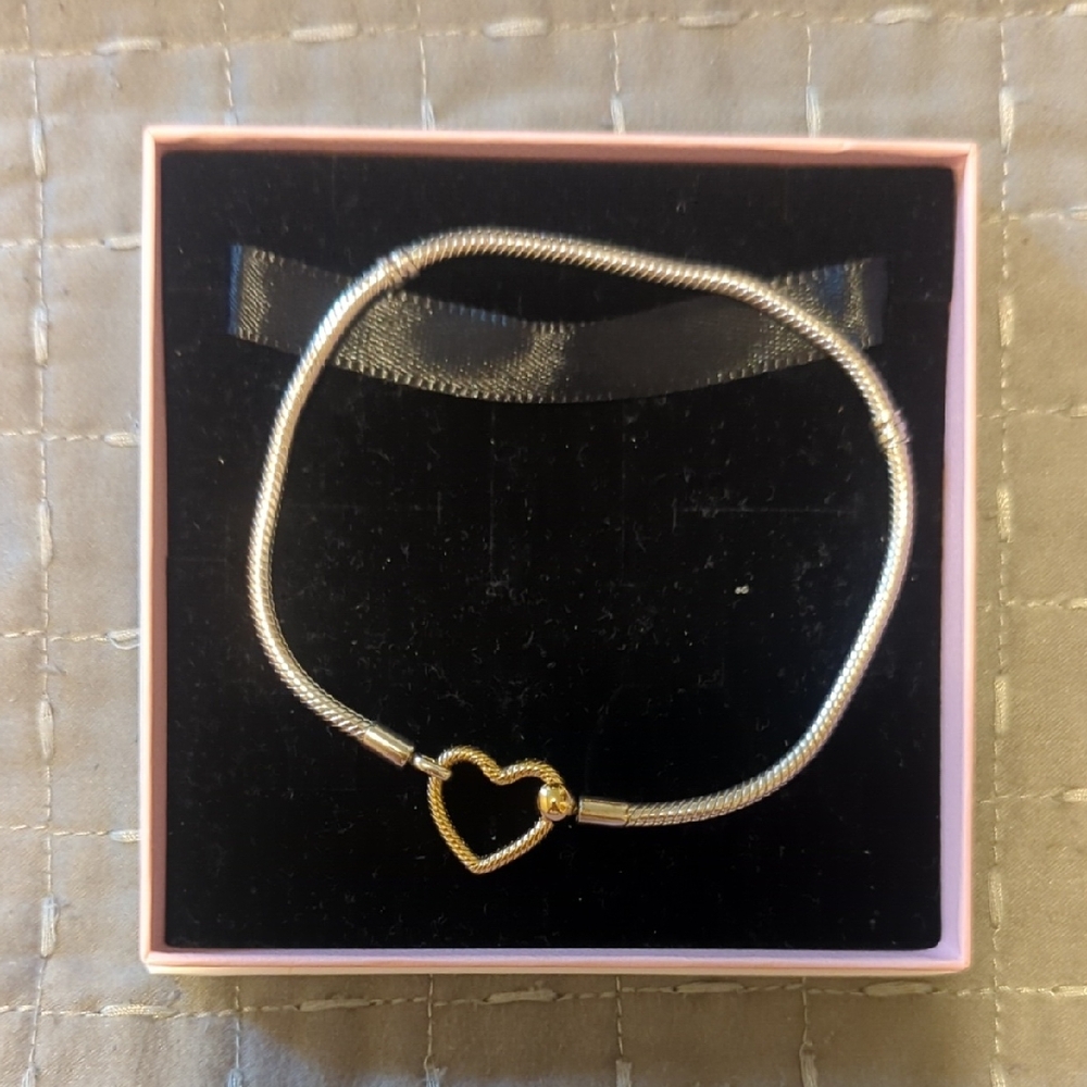 Pandora Silver and Gold Bracelet Collection